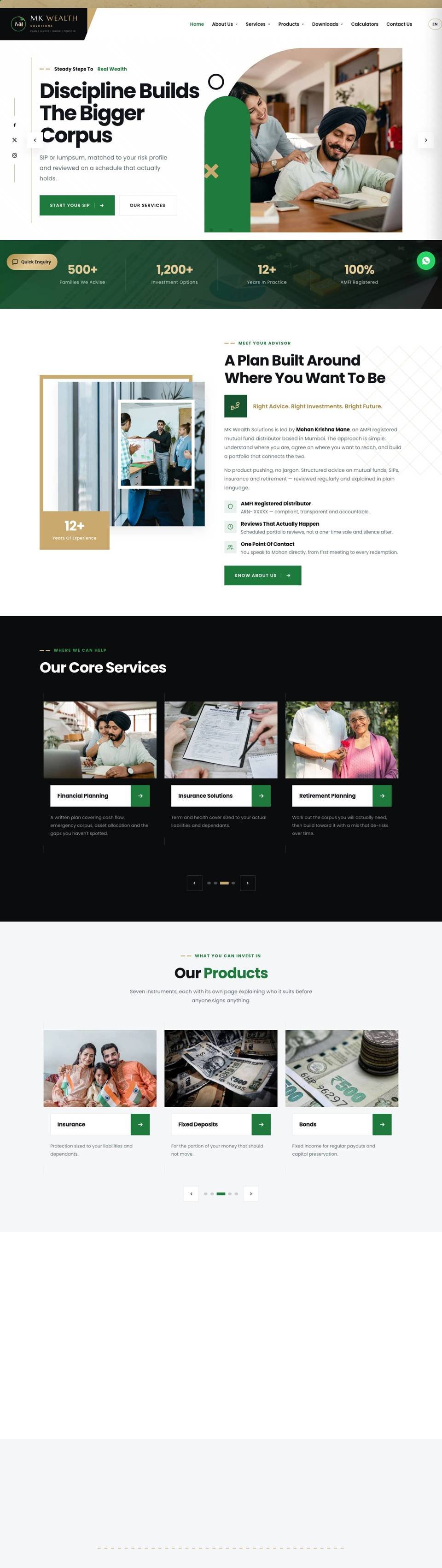 MK Invest Services website by YoGi